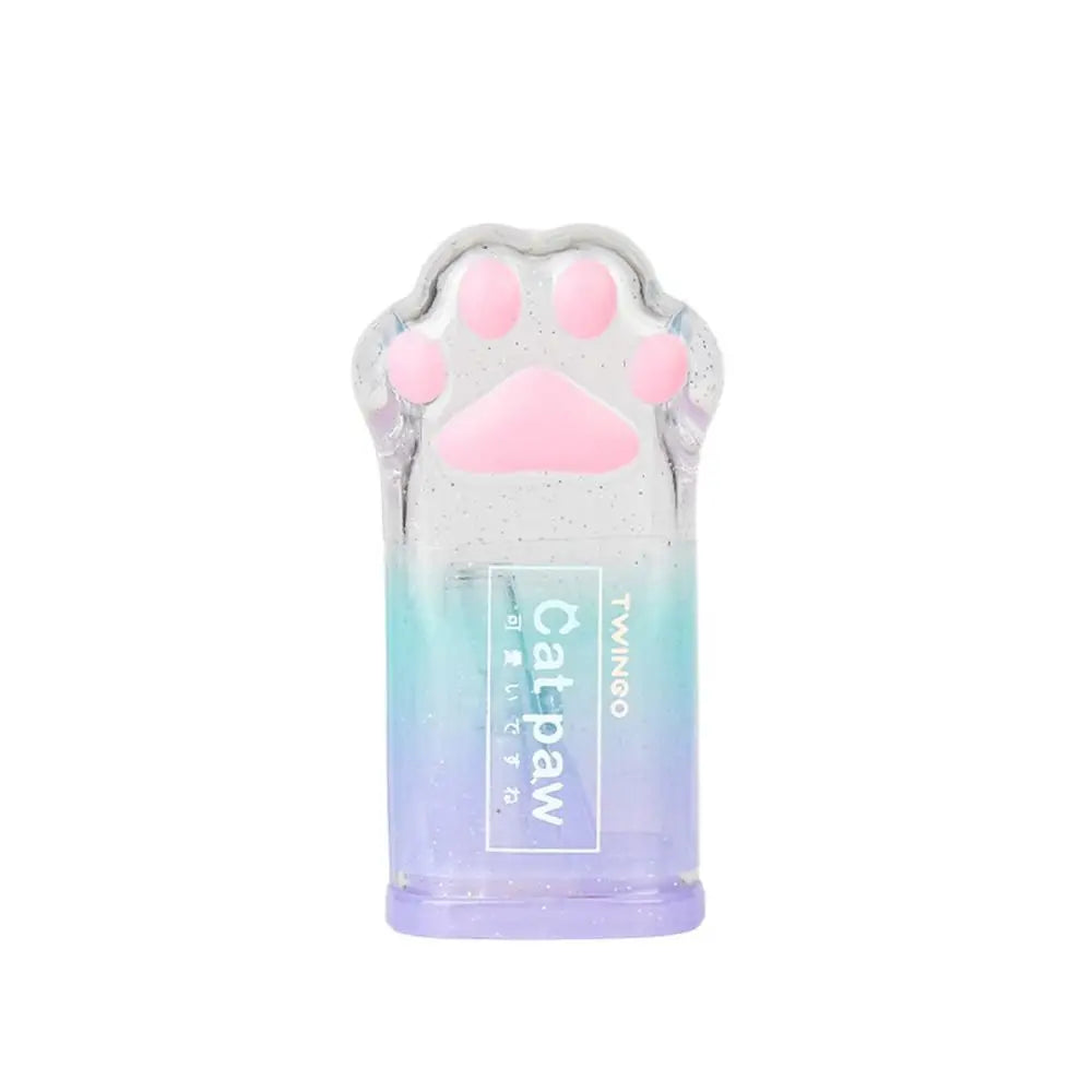 Cute Cat Claw Pencil Sharpener – Portable Gradient Color