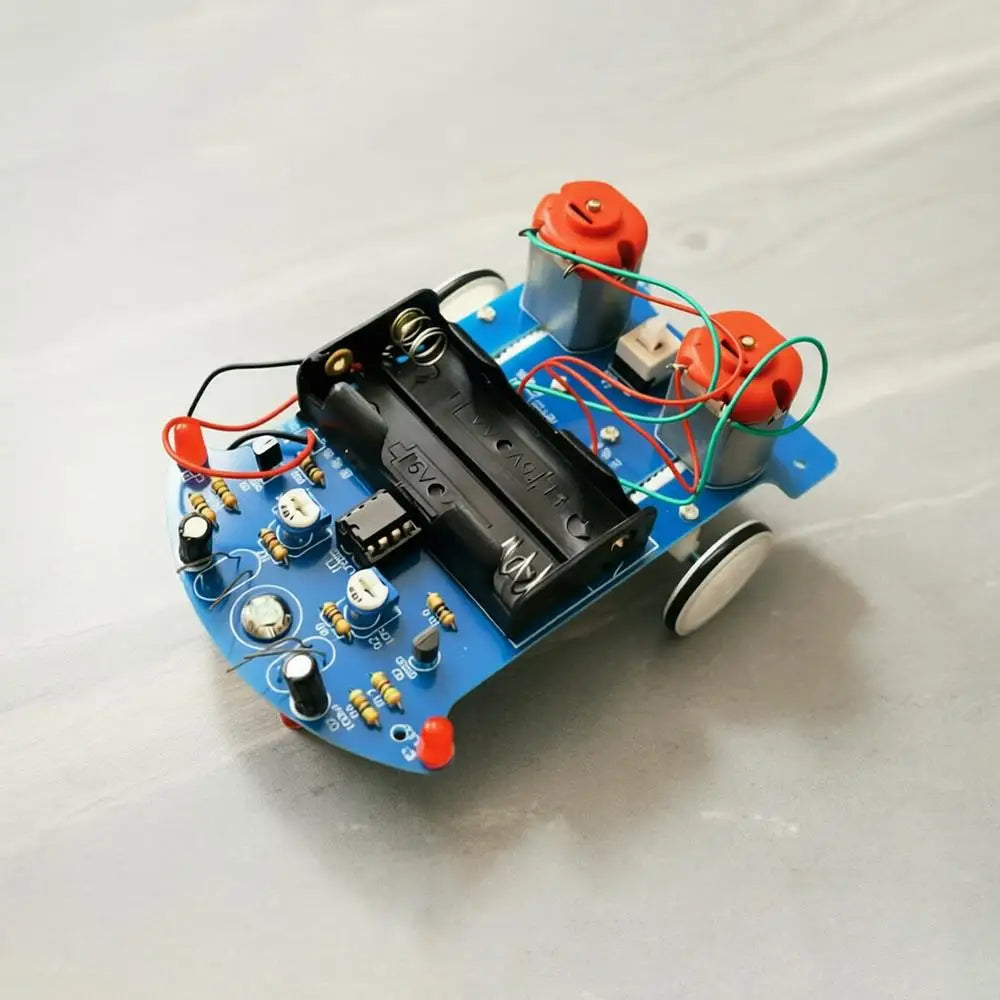 LOTHYE D2-5 DIY Line Tracking Smart Robot Car Kit for STEM