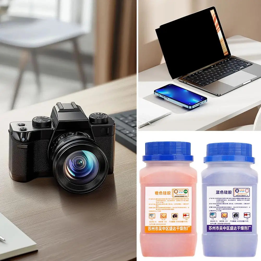 500g Waterproof Silica Gel Moisture Absorber for Storage
