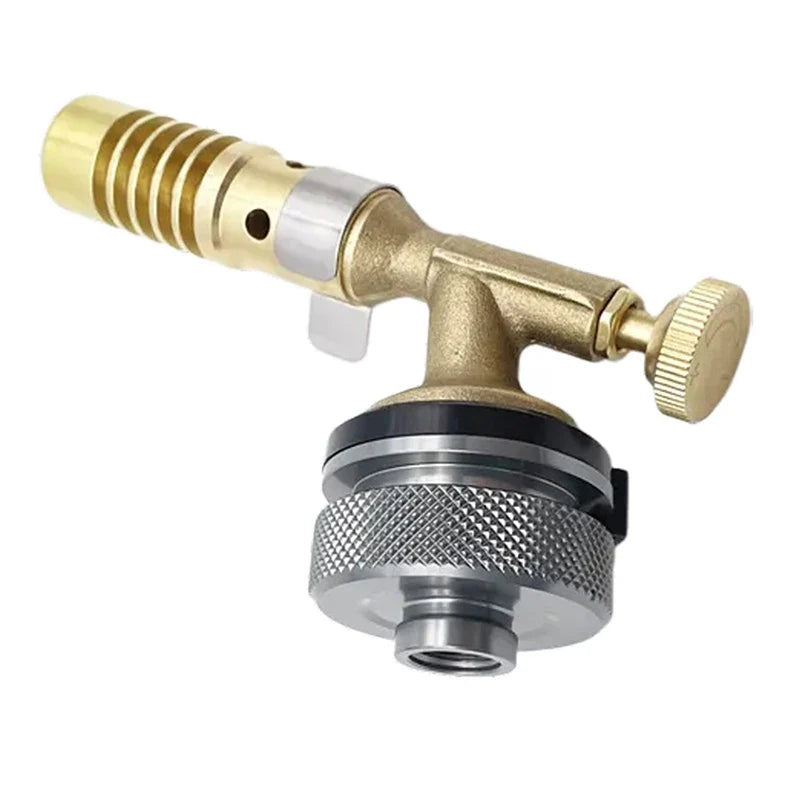 Flat to Gas Cylinder Adapter – Camping Butane Torch Converter