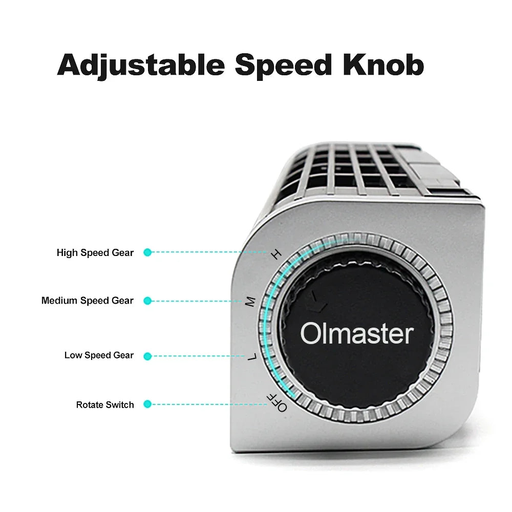 Olmaster CF-1691 USB Laptop Cooling Fan Stand | 3-Speed CE Certified