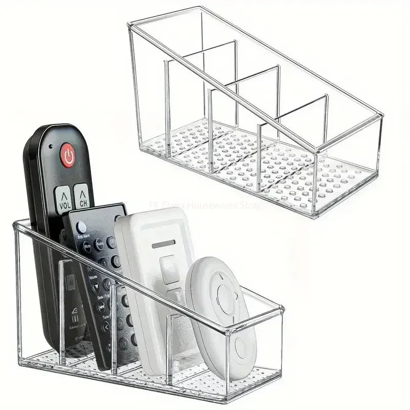 Romote Control Holder 4 Compartments Clear Home Decor Kitchen