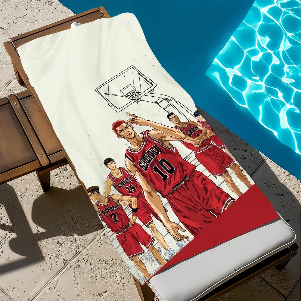 Slam Dunk Anime Beach Towel – Quick Dry Microfiber | 11 Sizes