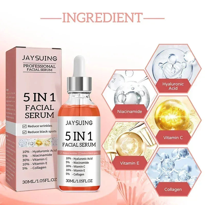 1 2 Facial Serum Fade Fine Lines Firming Skin Shrink Pore