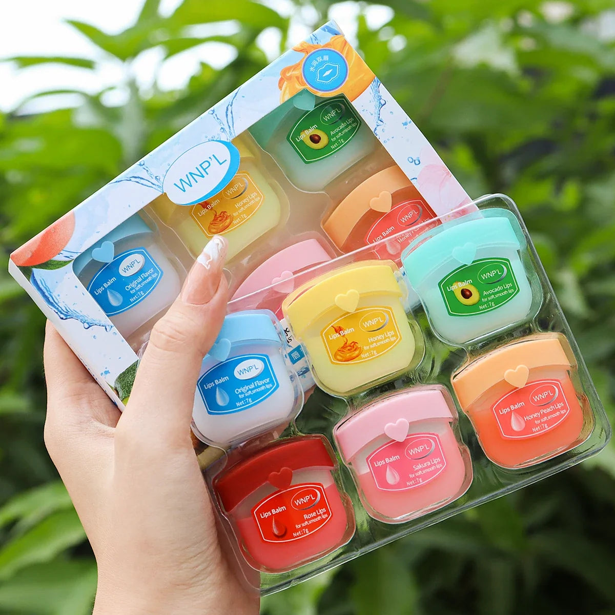 6-Piece Moisturizing Lip Mask Set – Hydrating Lip Care Gift