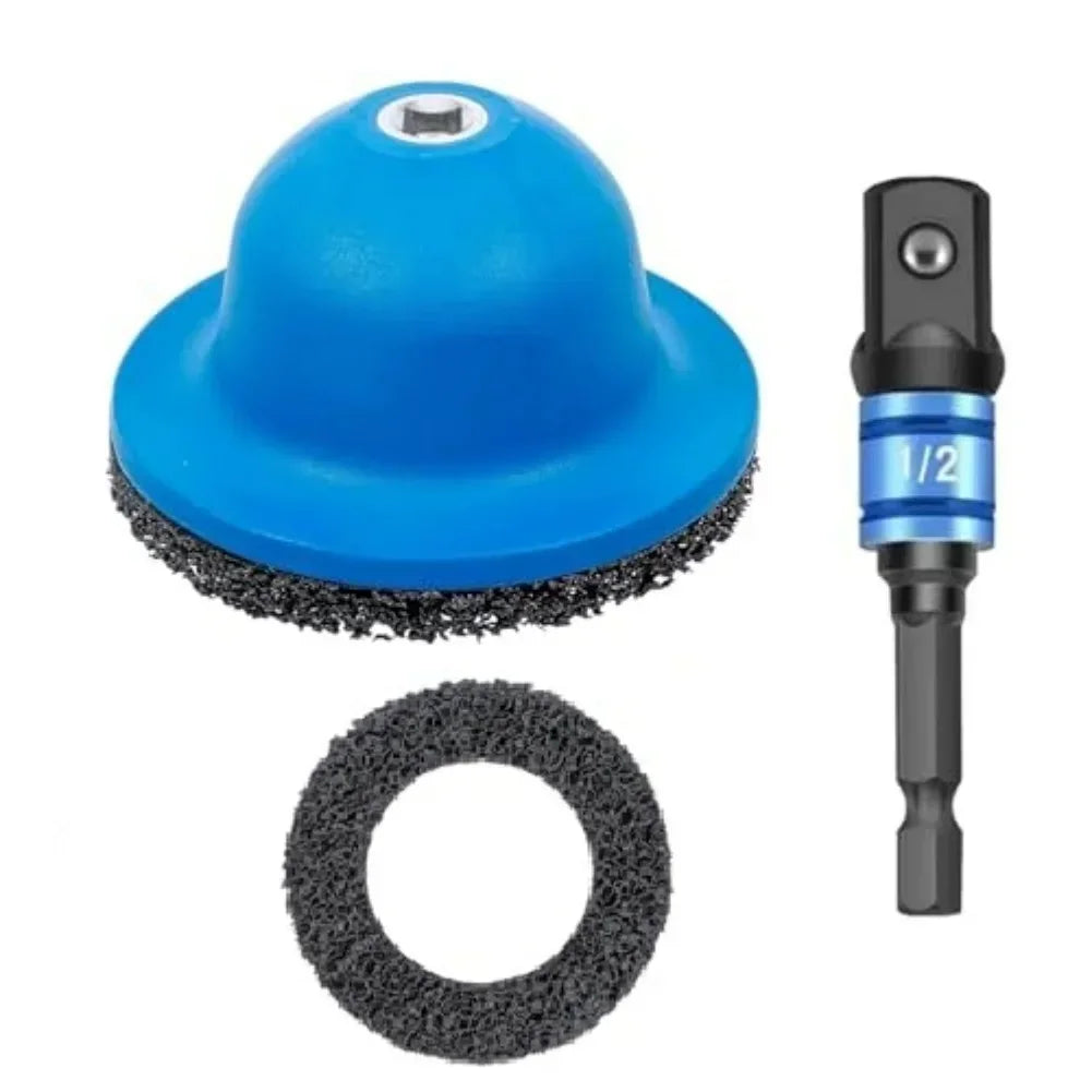 Auto Wheel Hub Rust Removal Polishing Tool + Spare Head