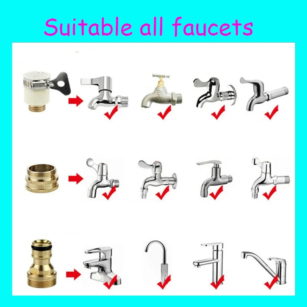 Universal Hose Tap Adapter 15–23mm | Garden Faucet Connector