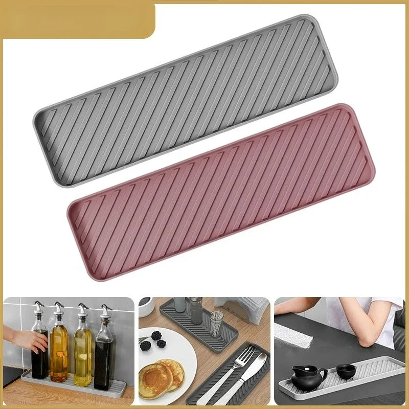 Silicone Dish Drying Mat – Heat Resistant Kitchen Sink Mat