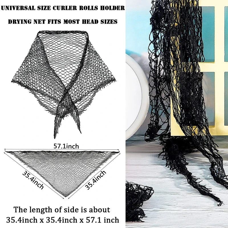 Women's Triangular Mesh Sleep Hair Net | Breathable & Elastic