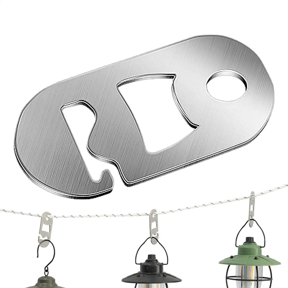 Tent Canopy Adjustment Buckle Sunshade Fixing Hook Bottle Opener