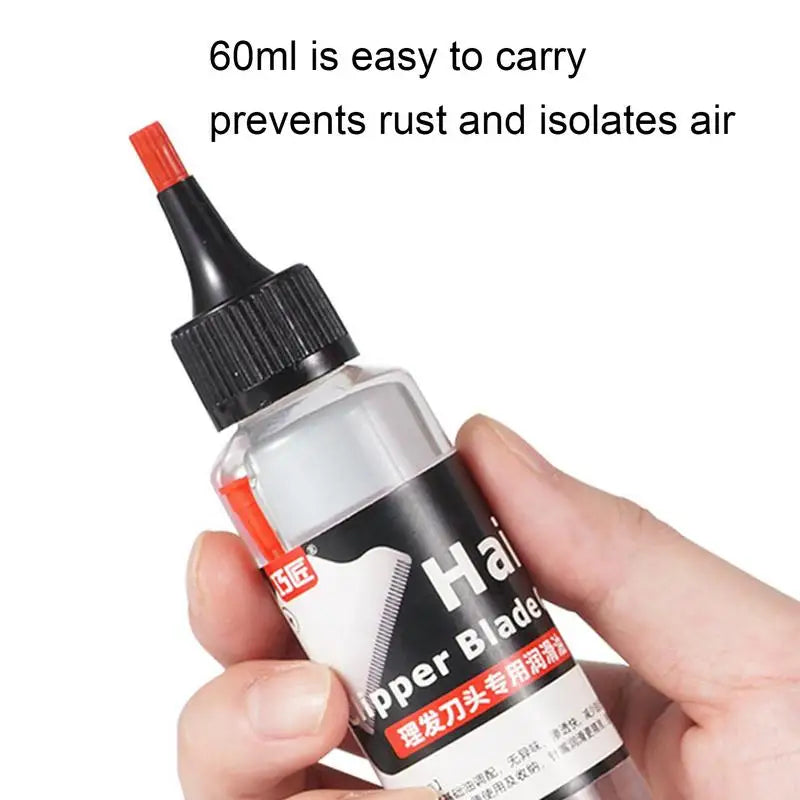 Hair Clipper Blade Oil 60ml – Anti-Rust Lubricant for Trimmers