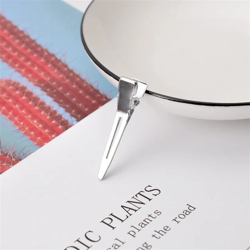 10-Pack No-Crease Metal Hair Clips | Salon Styling Pins