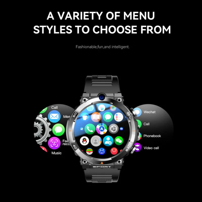 GOLDENSPIKE H10 4G LTE Smartwatch | Dual Camera, NFC & GPS
