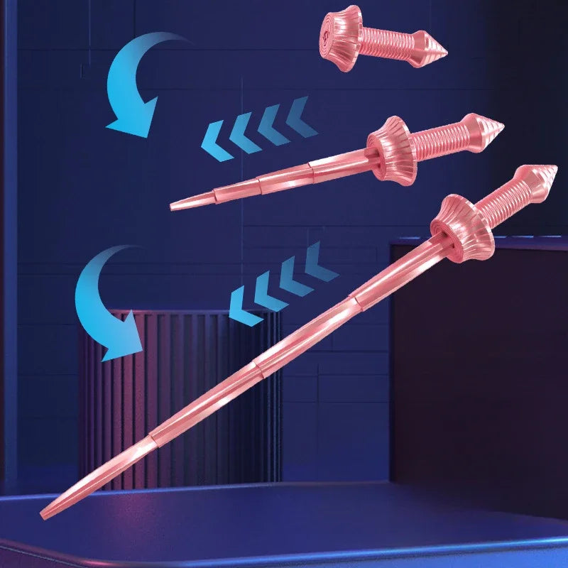 3D Printed Gravity Telescopic Sword Figurines Creative Handmade Toy