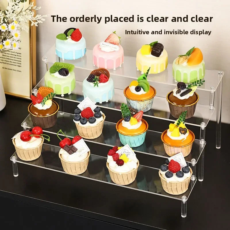 Clear Acrylic Display Stand | Perfume, Cupcake & Figurine Riser