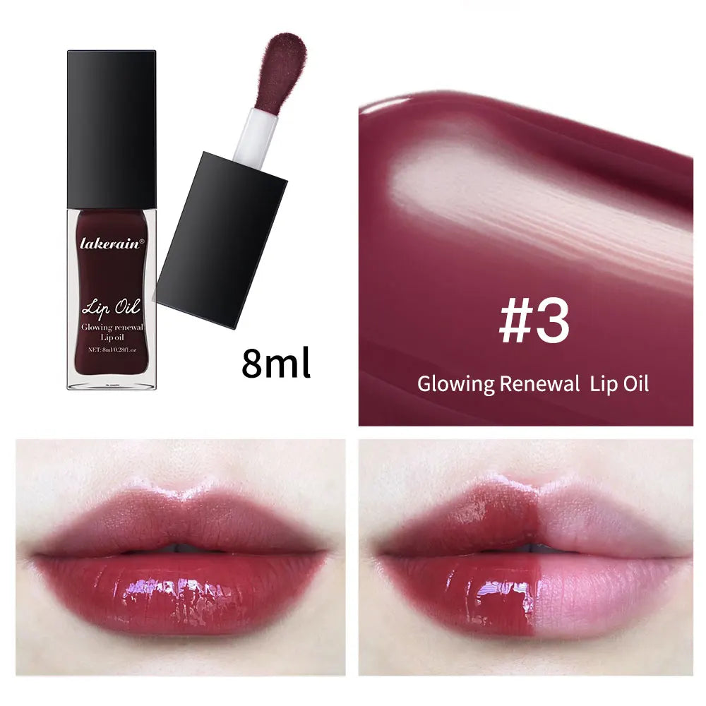 Lakerain Tinted Lip Oil – Hydrating Mirror Gloss | 7 Shades