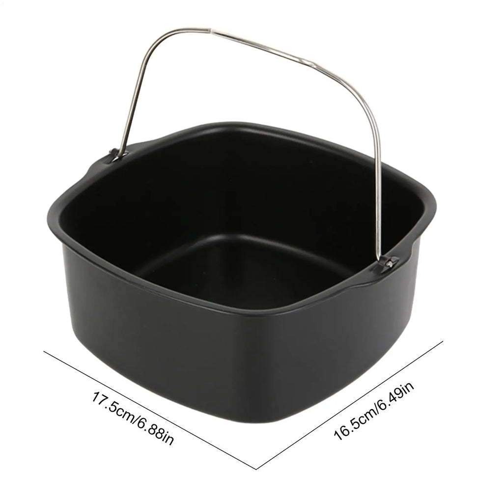 Air Fryer Cake Barrel Pans Tray Basket Mold Baking Heat Resistant