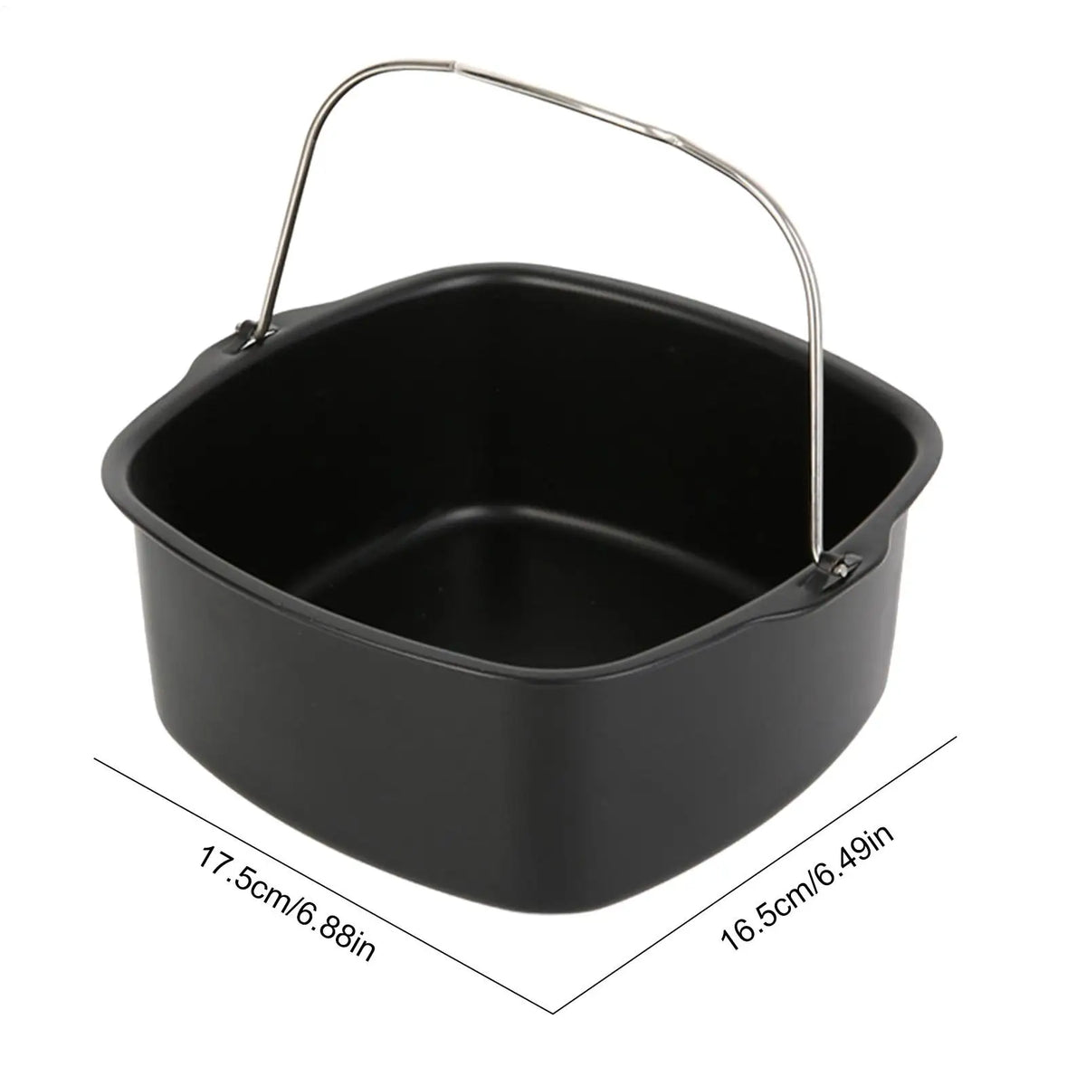 Air Fryer Cake Barrel Pans Tray Basket Mold Baking Heat Resistant