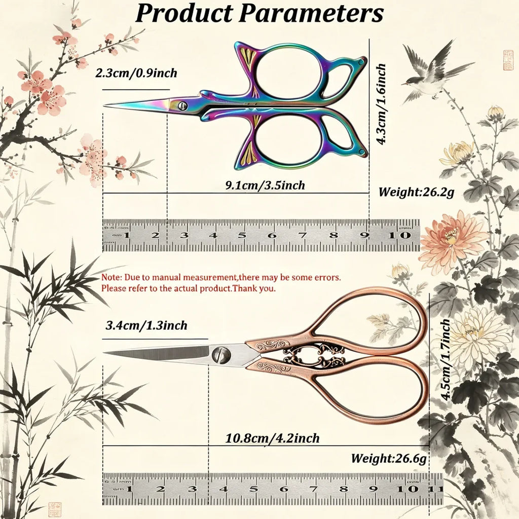 Embroidery Scissors – Stainless Steel Tailor Sewing Scissors