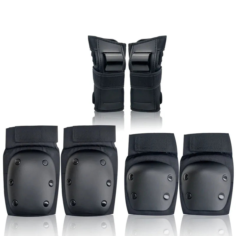 6-in-1 Knee Elbow Wrist Protective Gear Set – Adults & Youth