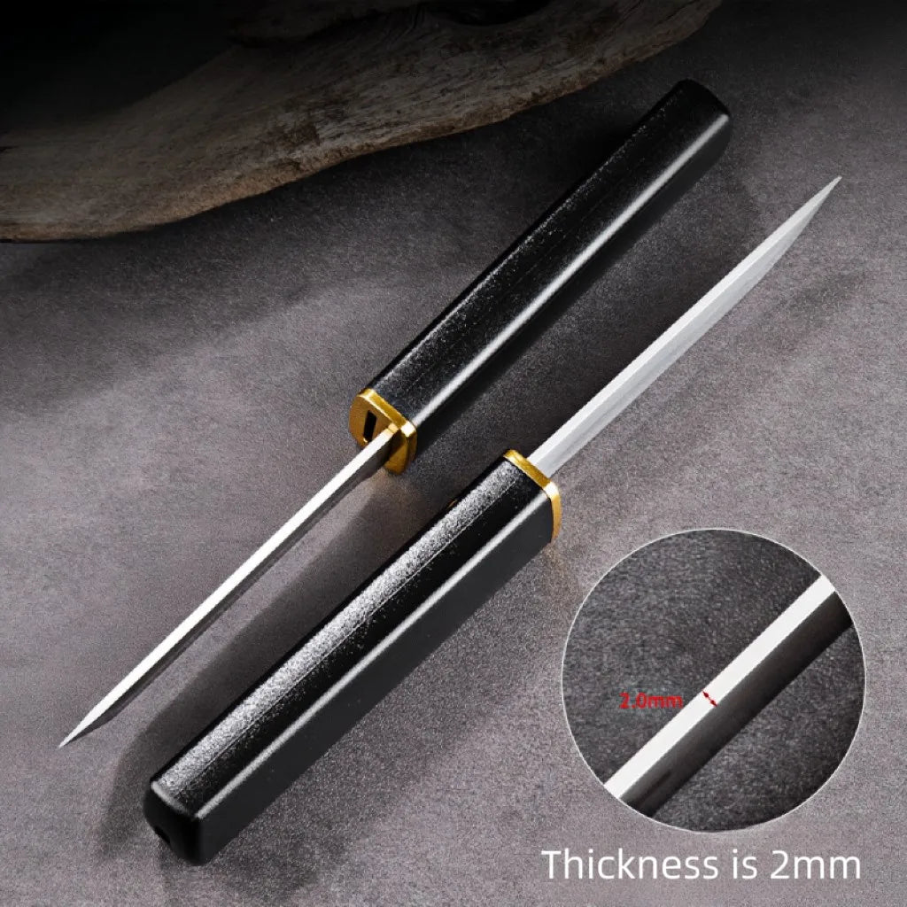 2-in-1 Double Blade Kitchen Knife – Stainless Steel Cleaver