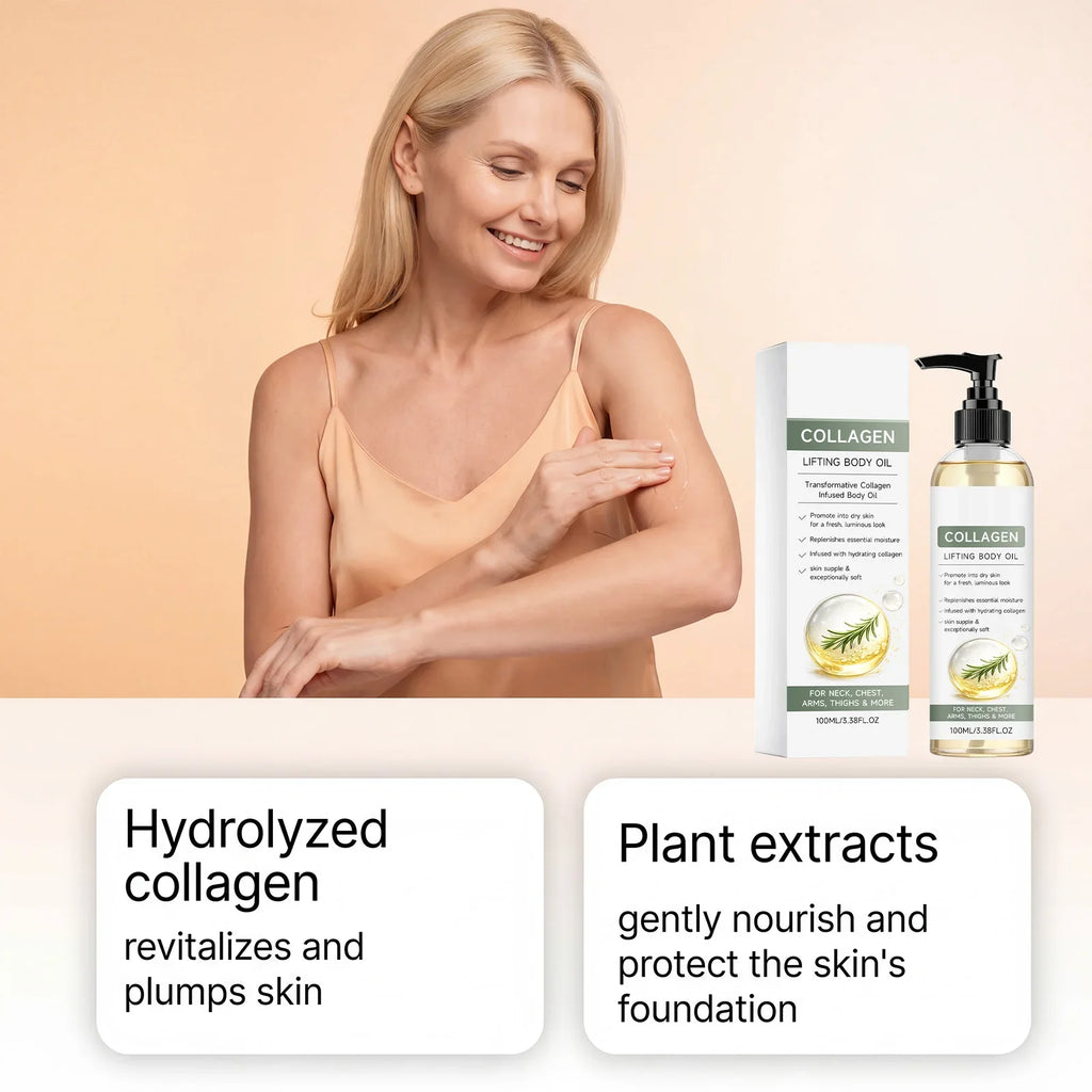 Collagen Body Oil – Firming, Hydrating & Non-Greasy 100ml