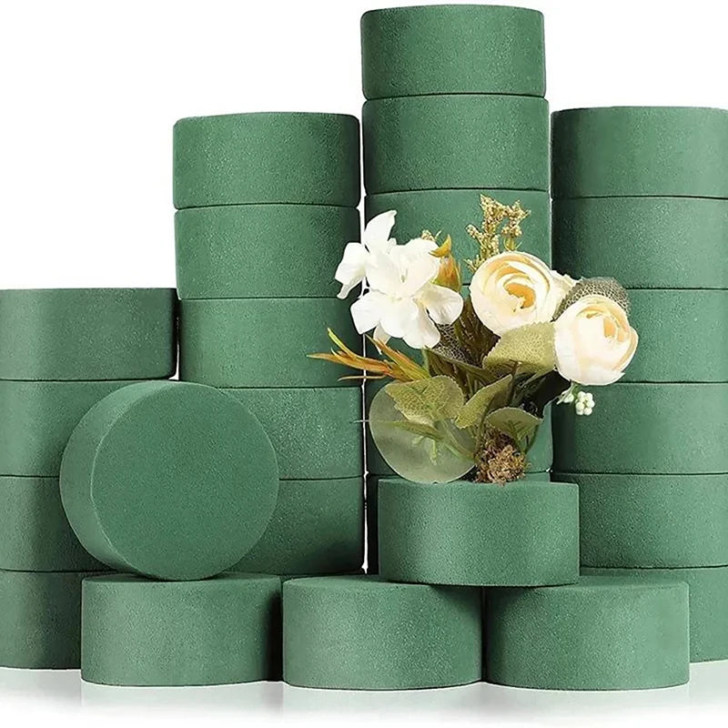 Wet Floral Foam Cylinder – DIY Wedding Flower Arrangement Block