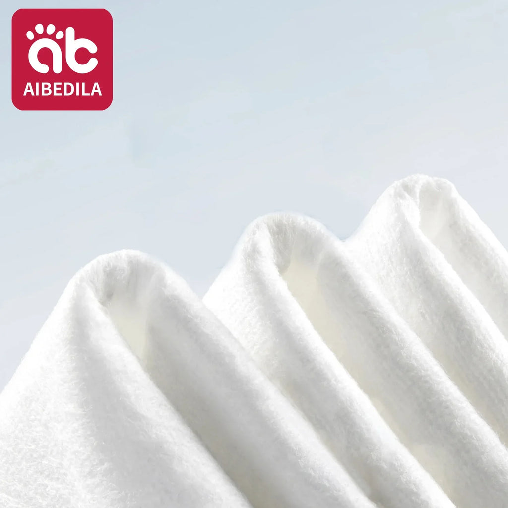 AIBEDILA Baby Cotton Dry Wipes – Unscented & Hypoallergenic