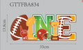 1st Birthday Sports Wooden "ONE" Sign – Football Party Decor