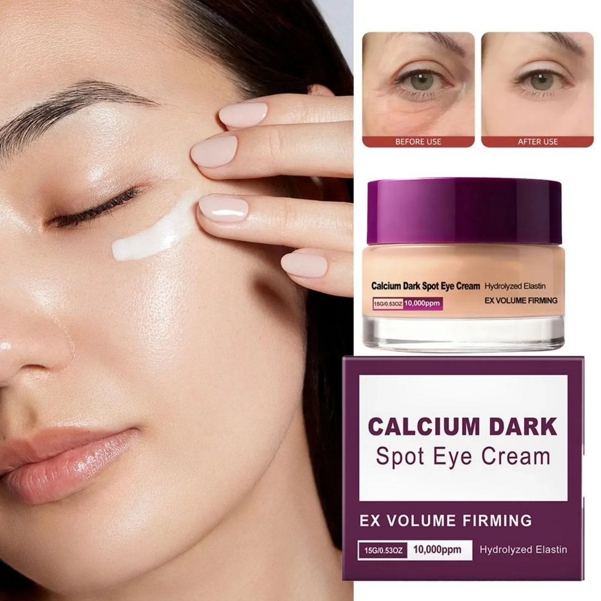 Calcium Eye Cream – Brightening, Firming & Hydrating Under-Eye