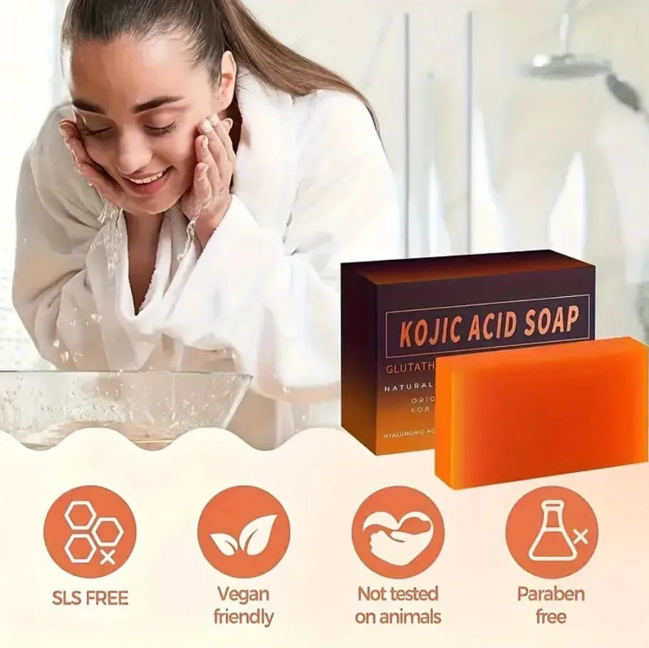 Kojic Acid Soap Ginger Handmade Glutathione Essential Oil Turmeric