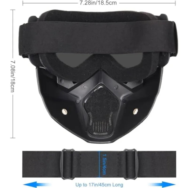 Tactical FAST Full Face ABS Helmet – Goggles & NVG Bracket