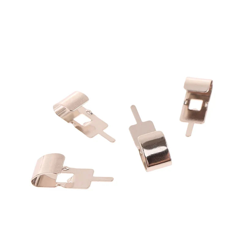 50 Pcs Spring Steel Battery Clips for 18650 Holder Contacts