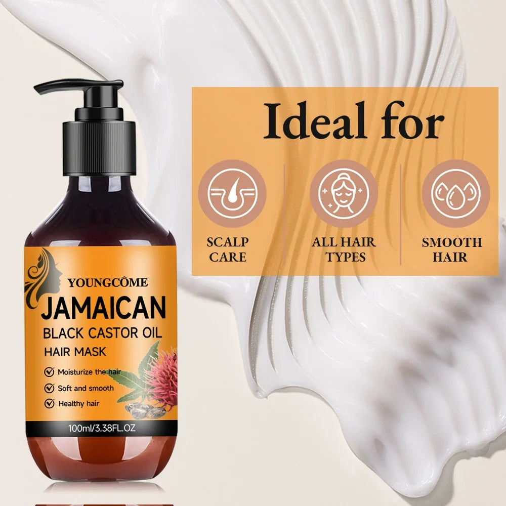 Black Castor Oil Hair Mask – Deep Conditioning Treatment 100ml