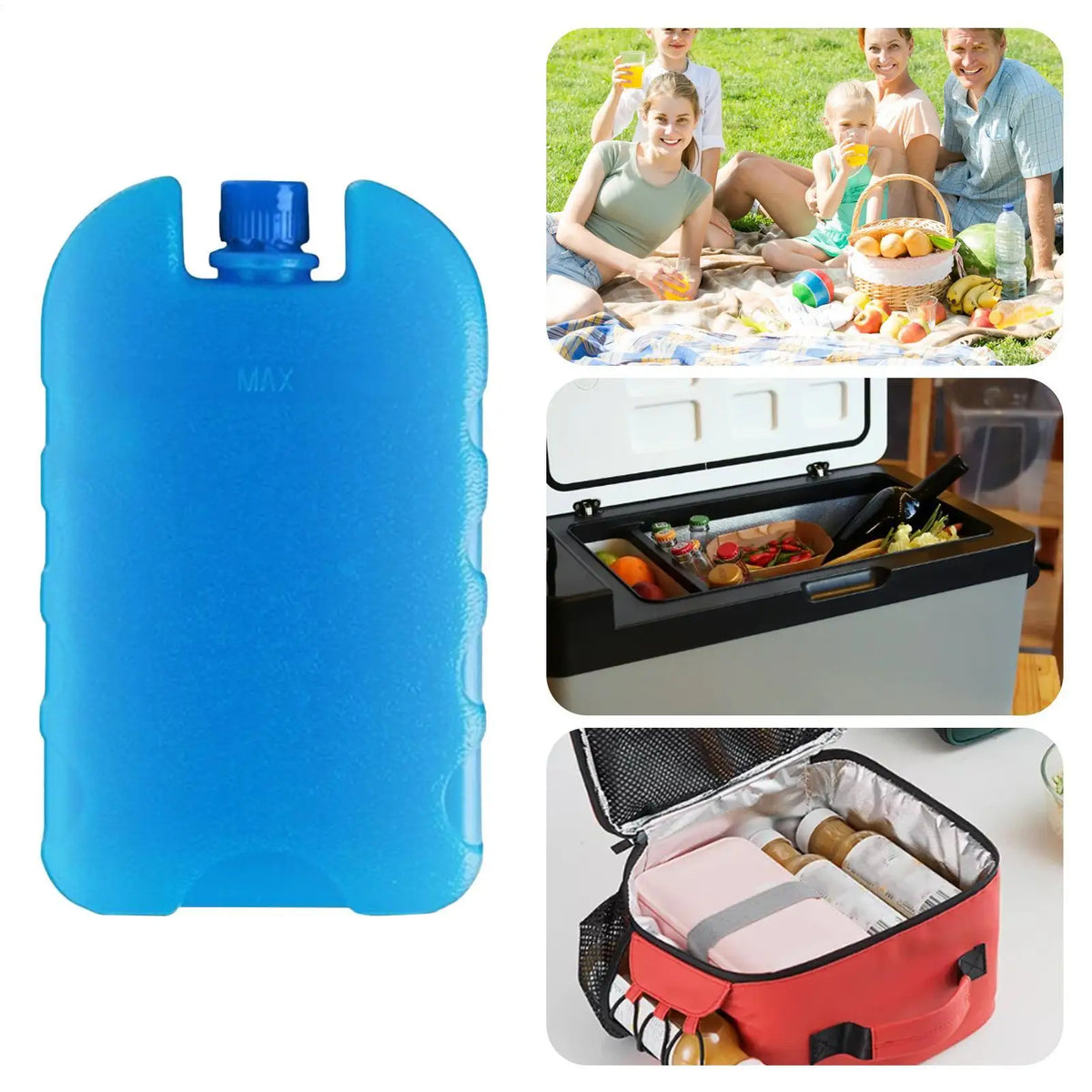 Reusable Cooler Ice Pack – Portable Long-Lasting Cooling