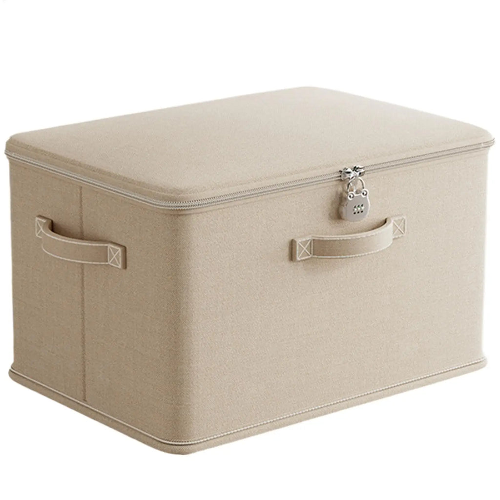 Large Storage Box Lock Stackable Container Secure Handle Locking