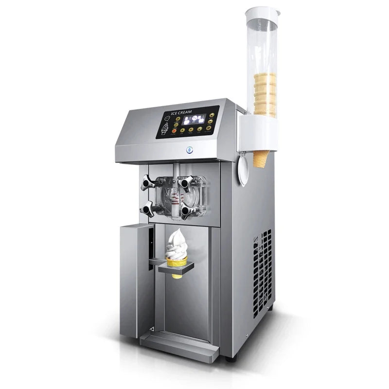ZM-A122 Commercial Ice Cream Machine – 8.5L Single Head 1250W