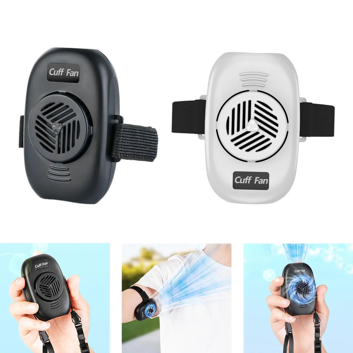 Wearable Arm Cuff Turbo Fan – Rechargeable Personal Cooling Fan