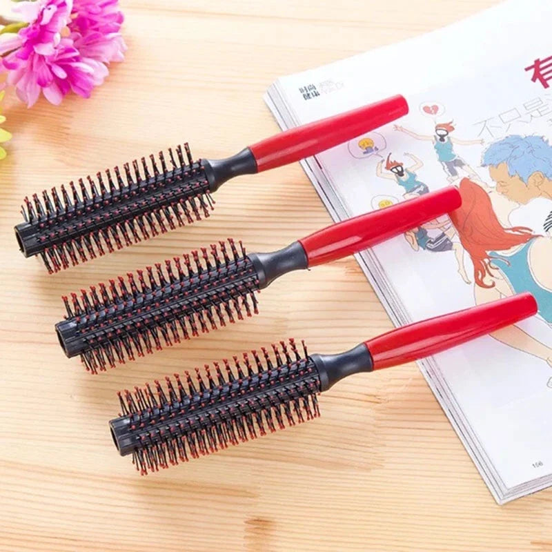 Spiral Round Brush Quiff Roller & Scalp Massager Hair Comb