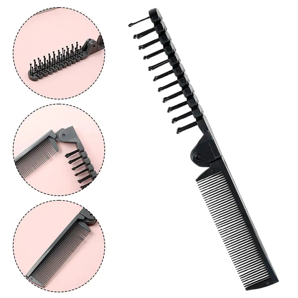 Portable Folding Hair Comb – Dual-Sided Travel Comb for Kids