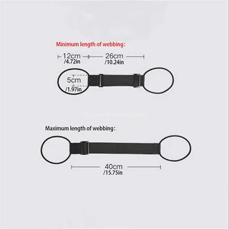 Elastic Adjustable Luggage Strap | Bungee Travel Belt