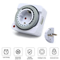 24-Hour Mechanical Cycle Timer Switch EU Plug | Indoor Socket