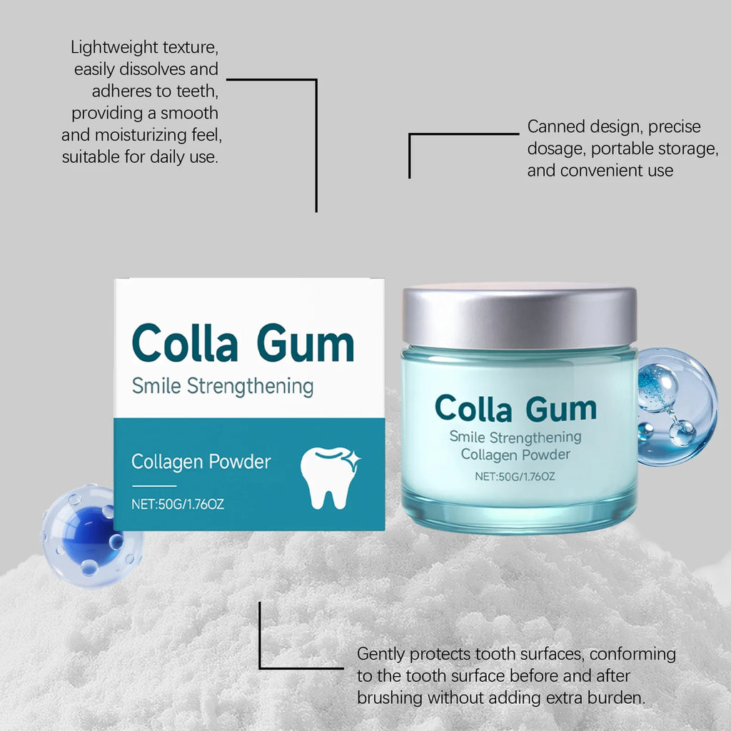 Collagen Brightening Tooth Powder | Whitening & Fresh Breath