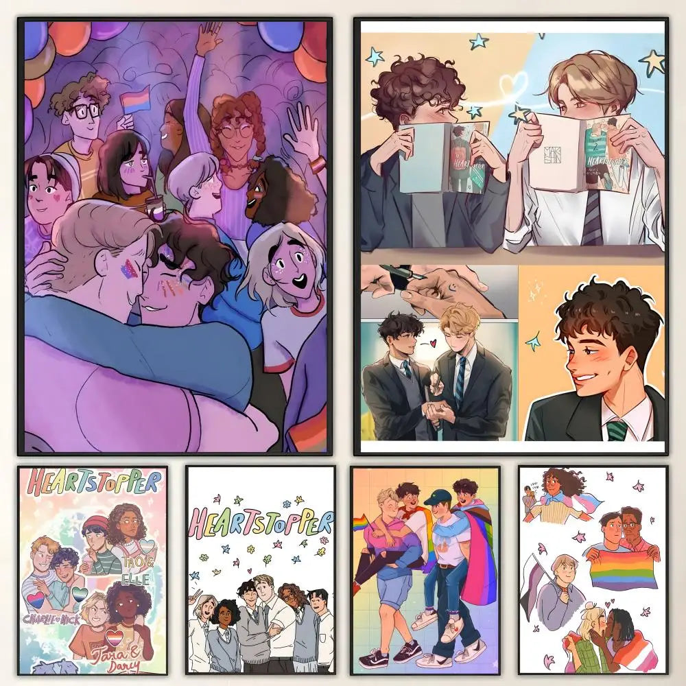 Heartstopper HD Art Poster – Waterproof Sticky Wall Decor