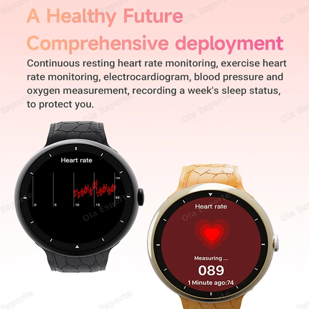 2026 Smart Watch HD Screen Heart Rate Sleep Health Monitor Bluetooth