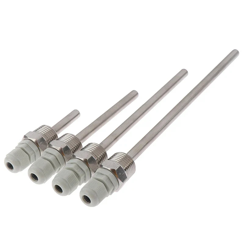 Stainless Steel Thermowell 1/2" NPT | 50–200mm Temperature Sensor
