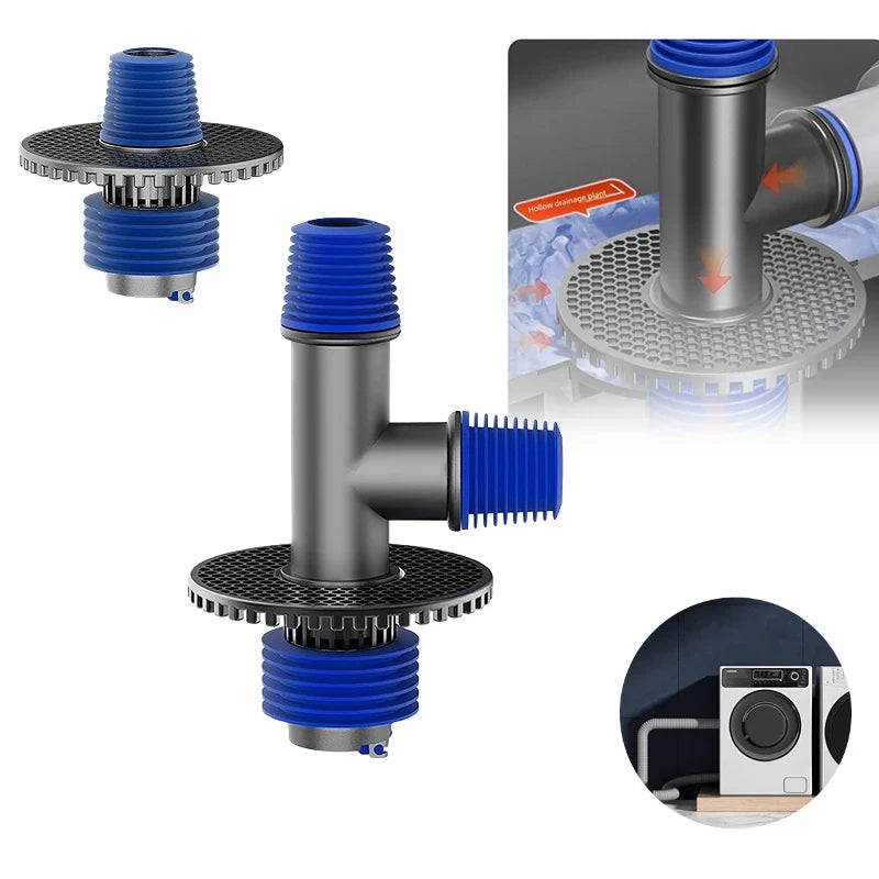 Universal Washing Machine Floor Drain Adapter – Odor-Proof