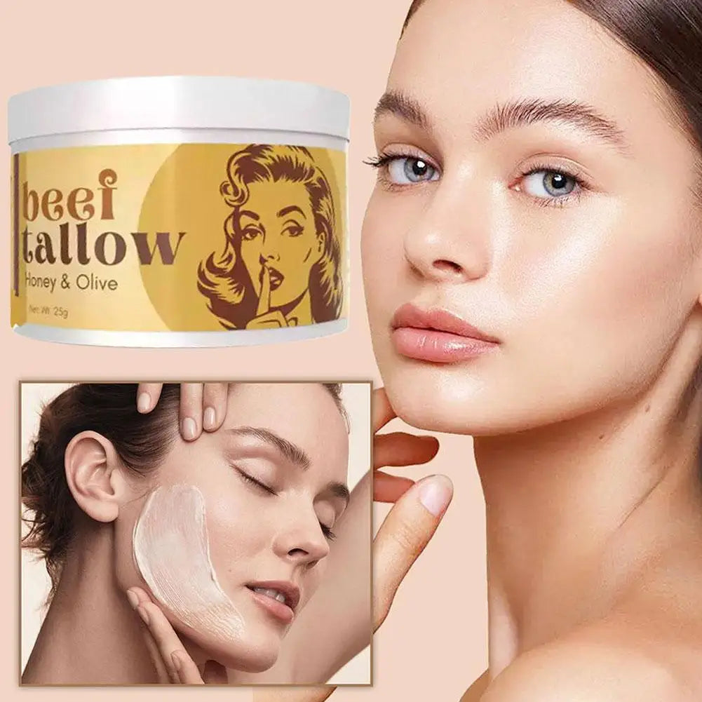 Whipped Beef Tallow & Honey Balm – Face & Body Moisturizer