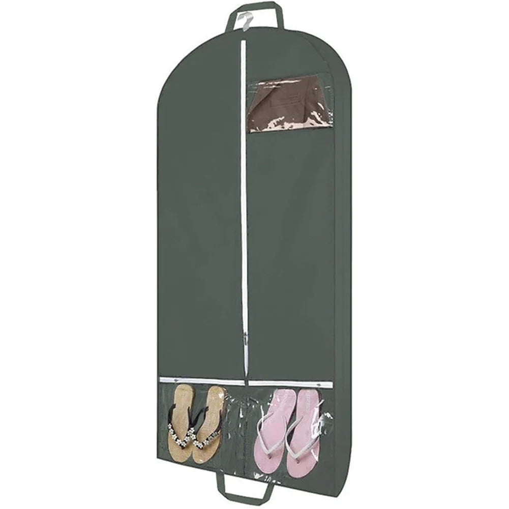 50" Garment Travel Bag with Transparent Pockets – 3 Pack