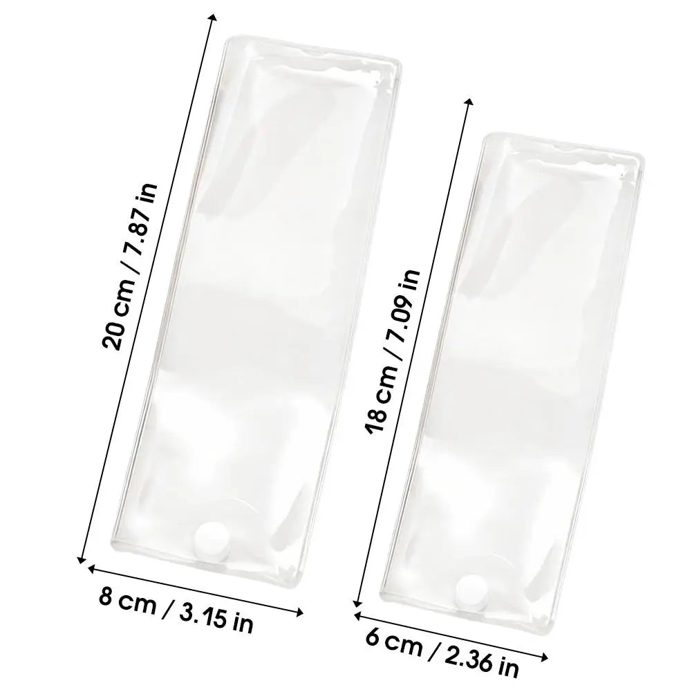 5 Remote Control Protective Cases Transparent PU Storage Bag